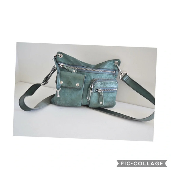 Fossil leather cross body bag - Picture 2 of 8